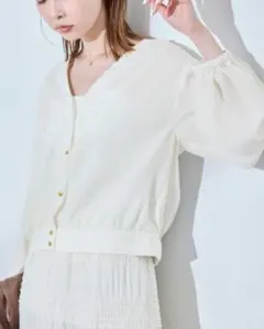 ロペピクニック/ブラウスカーディガン/オフホワイト