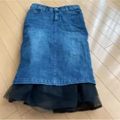 デザートローズ膝下チュールタイトスカート⭐︎可愛い⭐︎のサムネイル