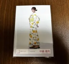 櫻坂46 中嶋優月 2025年 浴衣 生写真 ヒキ