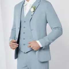 期間限定値下　カジュアルスーツ　ベスト & ジャケット &パンツセット