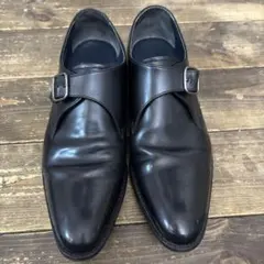 【美品】IMMAGINAZIONE 洋服の青山 シングルモンクビジネスシューズ