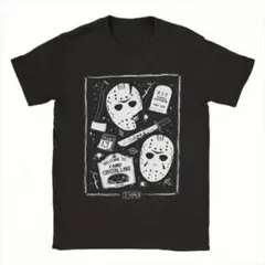 新品　ジェイソン　13日の金曜日　ホラー　映画　プリントTシャツ Lサイズ