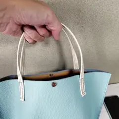 ミニトートバック　国産シュリンクレザー　手縫いバック初期作品　大幅値下げ