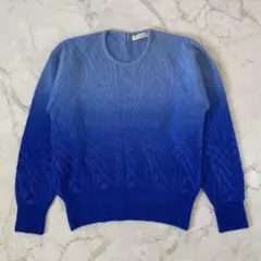 00' vintage ニット グラデーション ブルー アーカイブ y2k