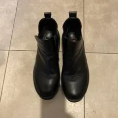 ＪＳハートレーベル レザー 軽量コンフォートブラック サイドゴア24