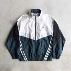 US古着 アディダス adidas ナイロンジャケット 常田大希 遠藤さくら 遠藤さくら S】アディダス刺繍トラックジャケット古着ジャージ