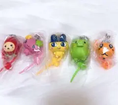 たまごっち カラフルマルチチャーム ５種 セミコンプリート ガチャガチャ