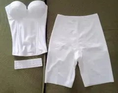 ブライダルインナー 背中空き ドレスインナー ビスチェ ガードル D70