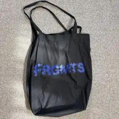 Fragment トートバッグ 青いロゴプリント
