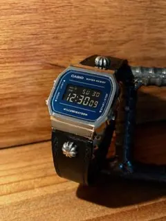 CASIO A168WEM-1. ヴィンテージシリーズ クロムエクセルレザー - メルカリ