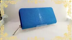 ☆在庫僅少☆【新品・高級品】ガルーシャ長財布 キャビア シーブルー