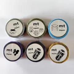 カモ井 mt × dagashi マスキングテープ 6種セットのサムネイル