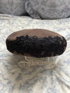 しまむら 青木美沙子 ベレー帽 ブラウン