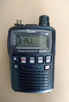 ICOM 広帯域受信機　IC-R6 中古美品 メモリーソフト付き ICOM IC-R6 アイコム広帯域受信機ミニアンテナ付エアバンド最新