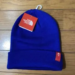 新品 THE NORTH FACE ノースフェイス ニット帽 ニットキャップ 青
