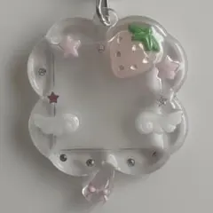 トレカケース デコ レジンキーホルダー ハンドメイド 平成女児 チャーム