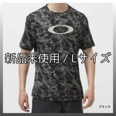 新品◆OAKLEY オークリー 半袖Tシャツ Lサイズ ブラック 迷彩