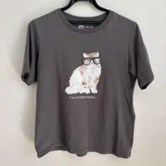 UNIQLO UT PAUL & JOE 猫 半袖 Tシャツ グレーのサムネイル