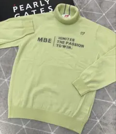 新品 パーリーゲイツ マスターバニー カシミヤ100％ ニット (6)LL/黄