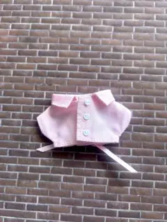 バックスタイルレースアップシャツ 10cmぬい用　ぬい服