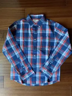 美品【Hollister/ホリスター】メンズ長袖シャツチェック柄