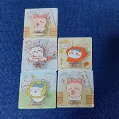 ちいかわ　アクリルシーンクリップビスケット　クリップのみ　5点セット