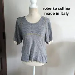 roberto collina/ロベルトコリーナ★モノトーン五分袖カットソーのサムネイル