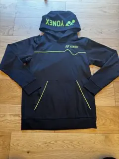 《期間限定価格‼️5/6まで》YONEX パーカー　黒/緑　SS