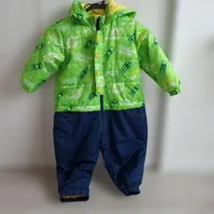 CCLTEAM 子供用スキーウェア 95サイズ グリーン/ネイビー