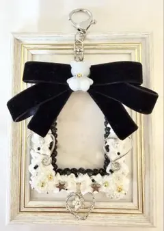 ⭐︎2026-01⭐︎ 【大きいリボンのホイップデコキーホルダー　トレカ用】