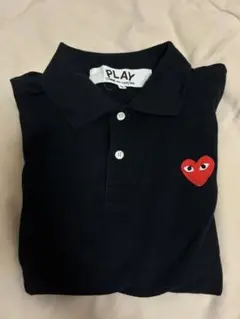 PLAY COMME des GARÇONS ポロシャツ ブラック サイズM - メルカリ