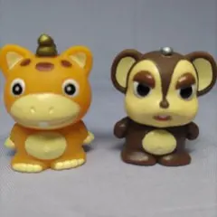 울트라 쾌수 부스카 & 차메곤 손가락 인형 사이즈 미니 피규어