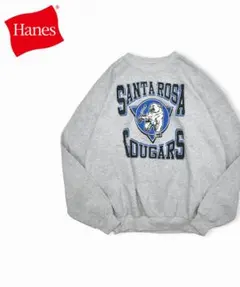 Hanes ヘインズ サンタローザ クーガーズ スウェットシャツ グレー XL