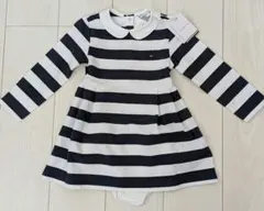 新品未使用　Tommy Hilfiger ストライプ ワンピース (長袖)90㌢