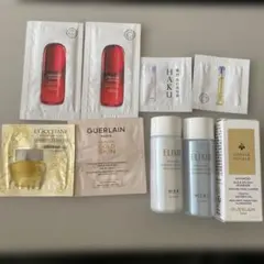 資生堂 ELIXIR、HAKU、ロクシタン、GUERLAIN 試供品9点セット