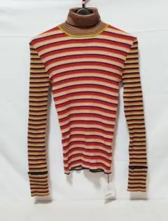 SLY ボーダータートルネック　ニット　《新品同様未使用品》