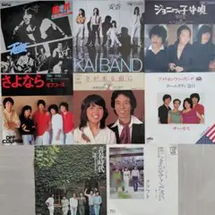 70's 邦楽ポップスEPレコード8枚セット
