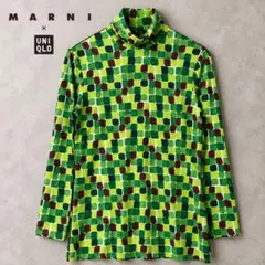 UNIQLO MARNI ヒートテック タートルネック XL 総柄 コラボ