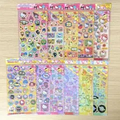 サンリオ セリア キラッとラメシール 11枚セット