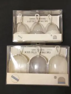 3COINS スリーコインズ コレクションボールS M 2点セット ガチャ 小物