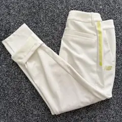 ニューバランスゴルフ　裏起毛　ストレッチ　パンツ　ゴルフウェア　ホワイト　2
