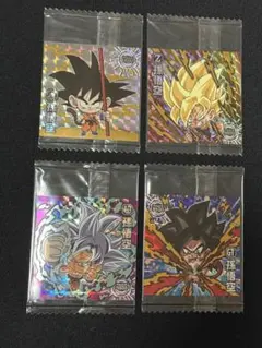 ドラゴンボール　ウエハースシール　孫悟空　GGR 超1-21 22 23 24