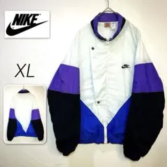 NIKE ナイキ 銀タグ 刺繍ロゴ ナイロンジャケット　XL 希少　ジャンパー