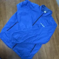 mont-bell キッズ 160cm 青　ウインドブレーカー