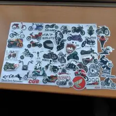 バイク関連ステッカー 約枚48セット