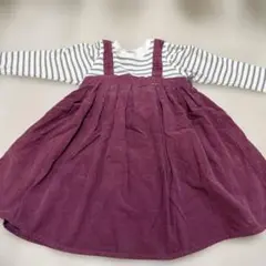 pitti_main ワンピース 100cm パープル