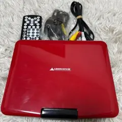 DBPOWER ポータブルDVDプレーヤー 赤 - メルカリ