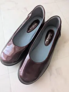美品 PANSY パンジー レインパンプス 22.5 EEE 幅広 甲高のサムネイル