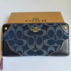 コーチ COACH 長財布 F53769 ネイビー