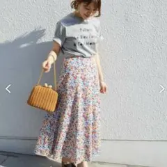 SHIPS リバティプリントローンスカート